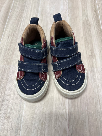 6c Blue/Green/Red Velcro High Top