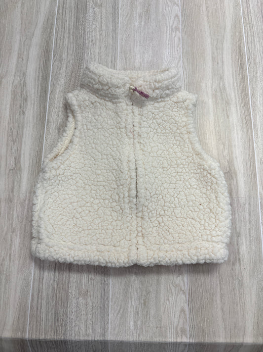 Newborn Cream Sherpa Vest