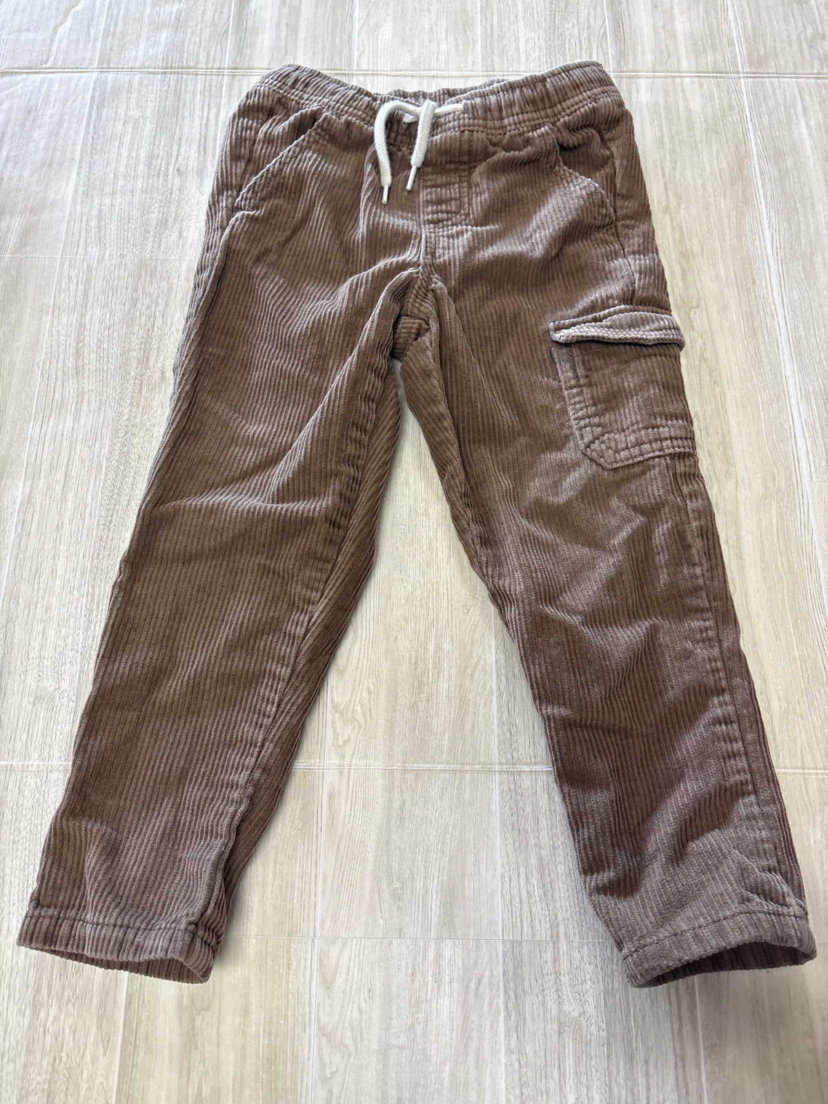 3T Brown Corduroy Tapered Jogger Pant