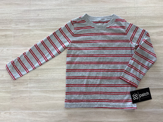 4T Red Striped Long Sleeve