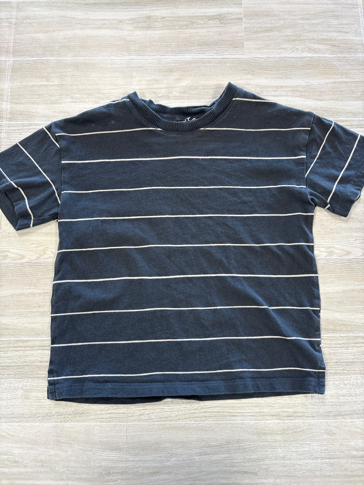 3T Grey/Cream Pin Stripe Tee