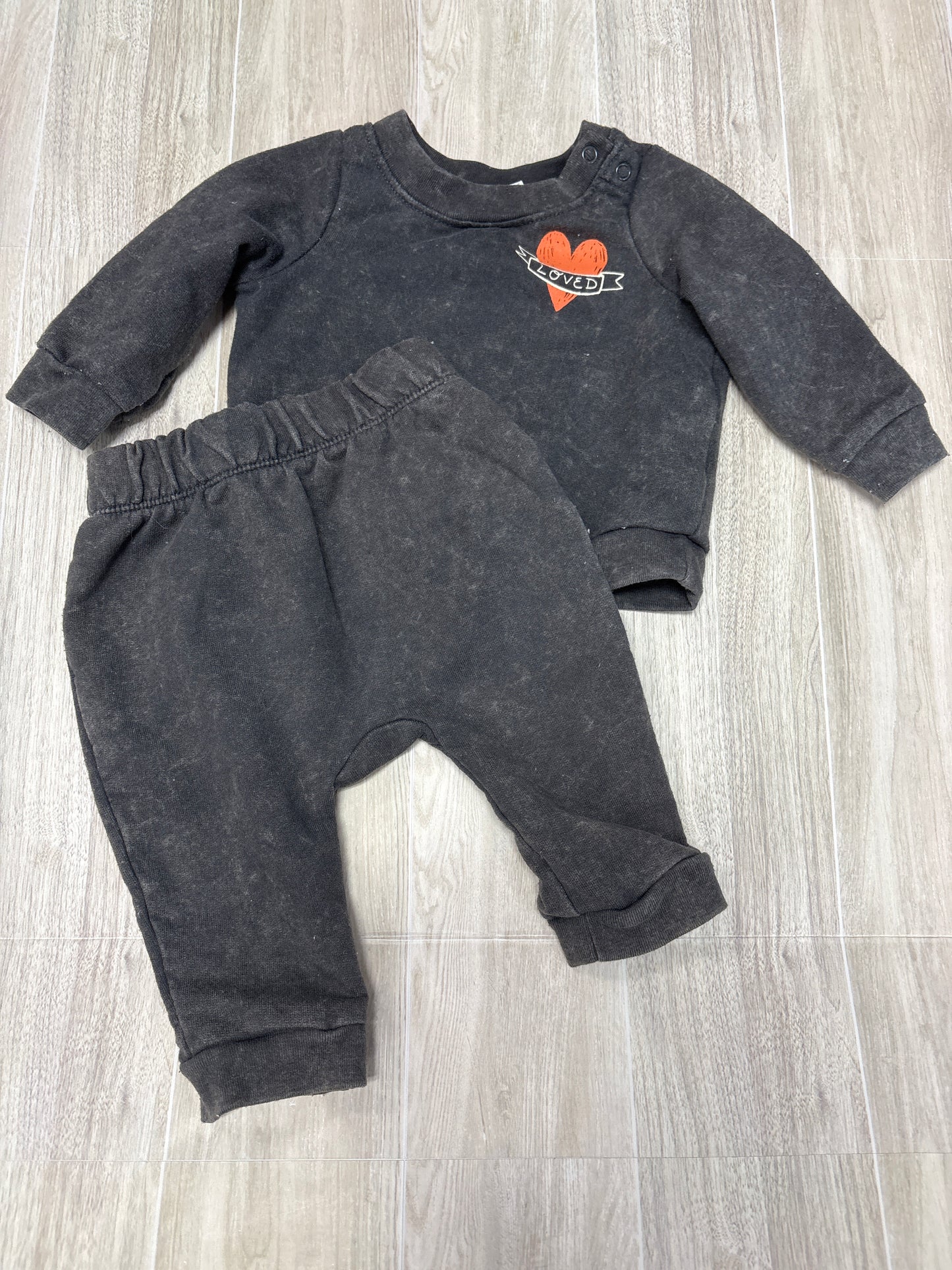 Newborn Grey Loved 2 Piece Set