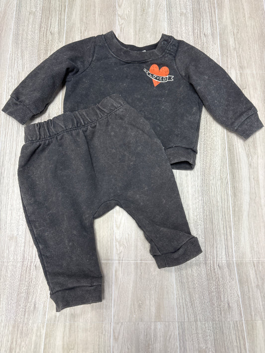 Newborn Grey Loved 2 Piece Set