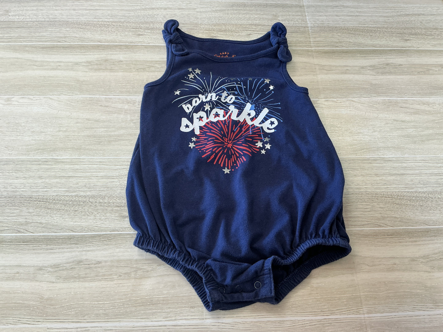 12m Born To Sparkle Tank Onesie