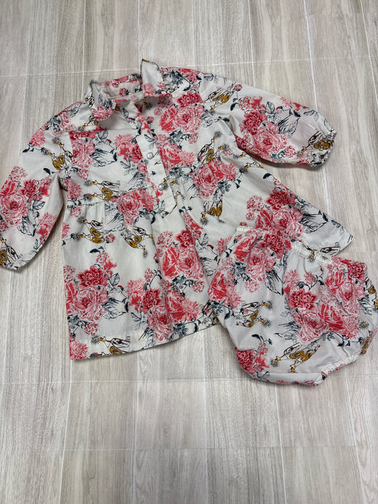 12m Wrangler Pearl Snap Dress With Bloomers