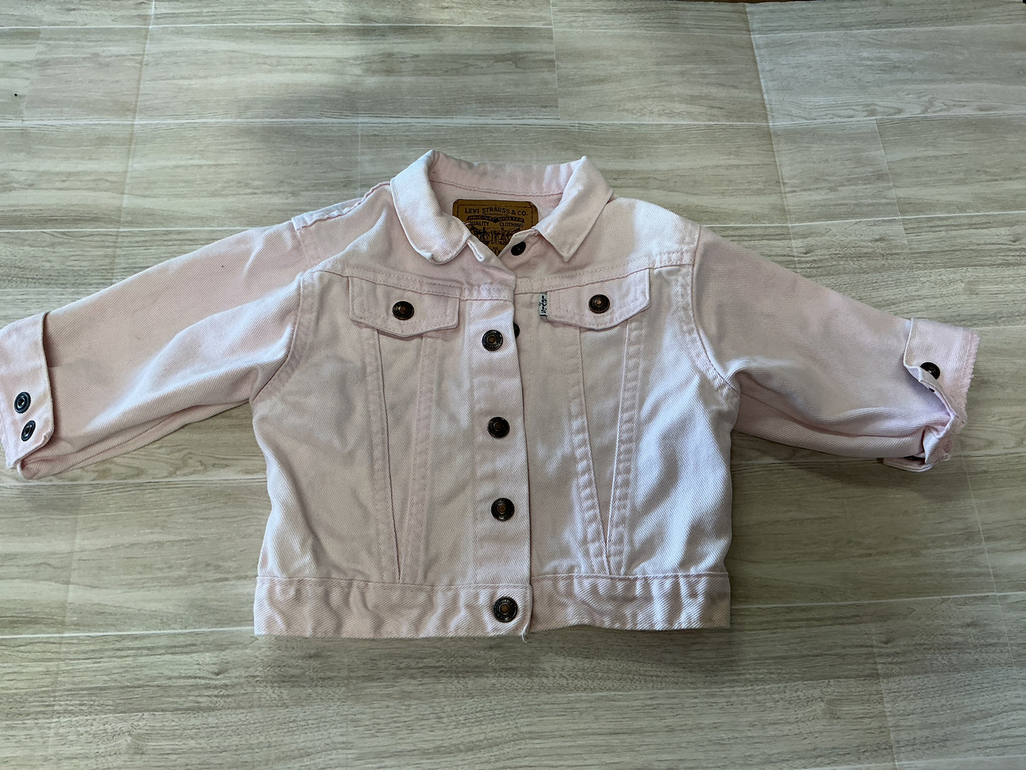 24m Levis Pink Denim Jacket