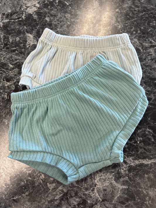 Newborn Ribbed Bloomer 2 Pack