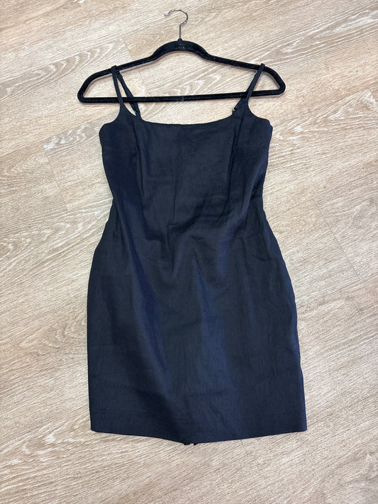 NWT Womens 0 Madewell Black Tank Rompered Dress