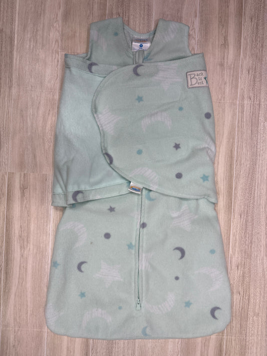 3-6m Halo Mint Moon Sleepsack Swaddle
