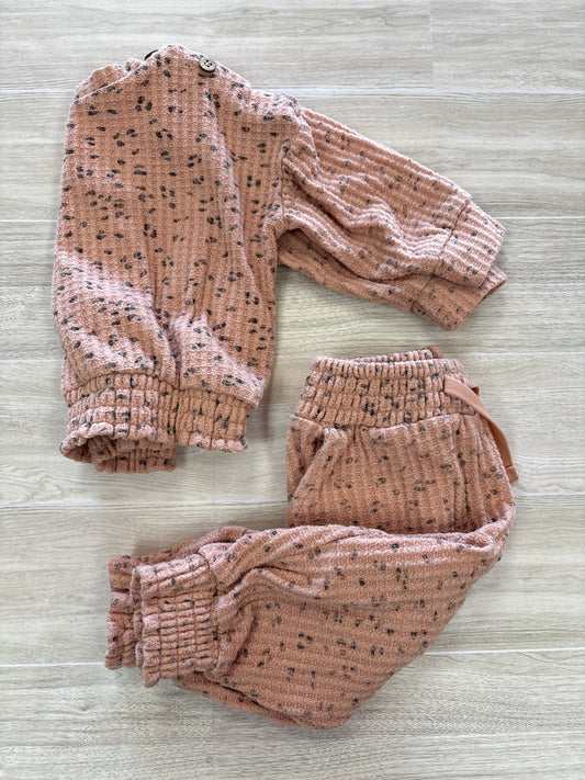 3/6m Clay Dotted 2 Piece Lounge Set