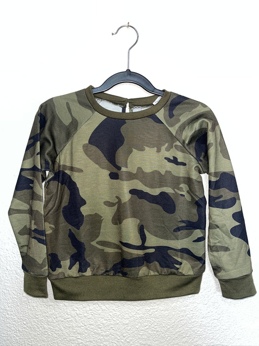 NWT 4T Baileys Blossoms Camo Pullover