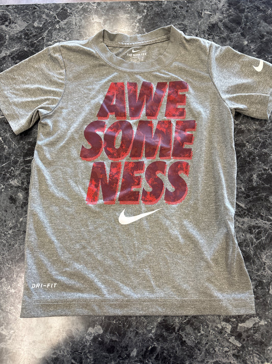 6/7 Nike Grey Awesomeness Atheltic Shirt