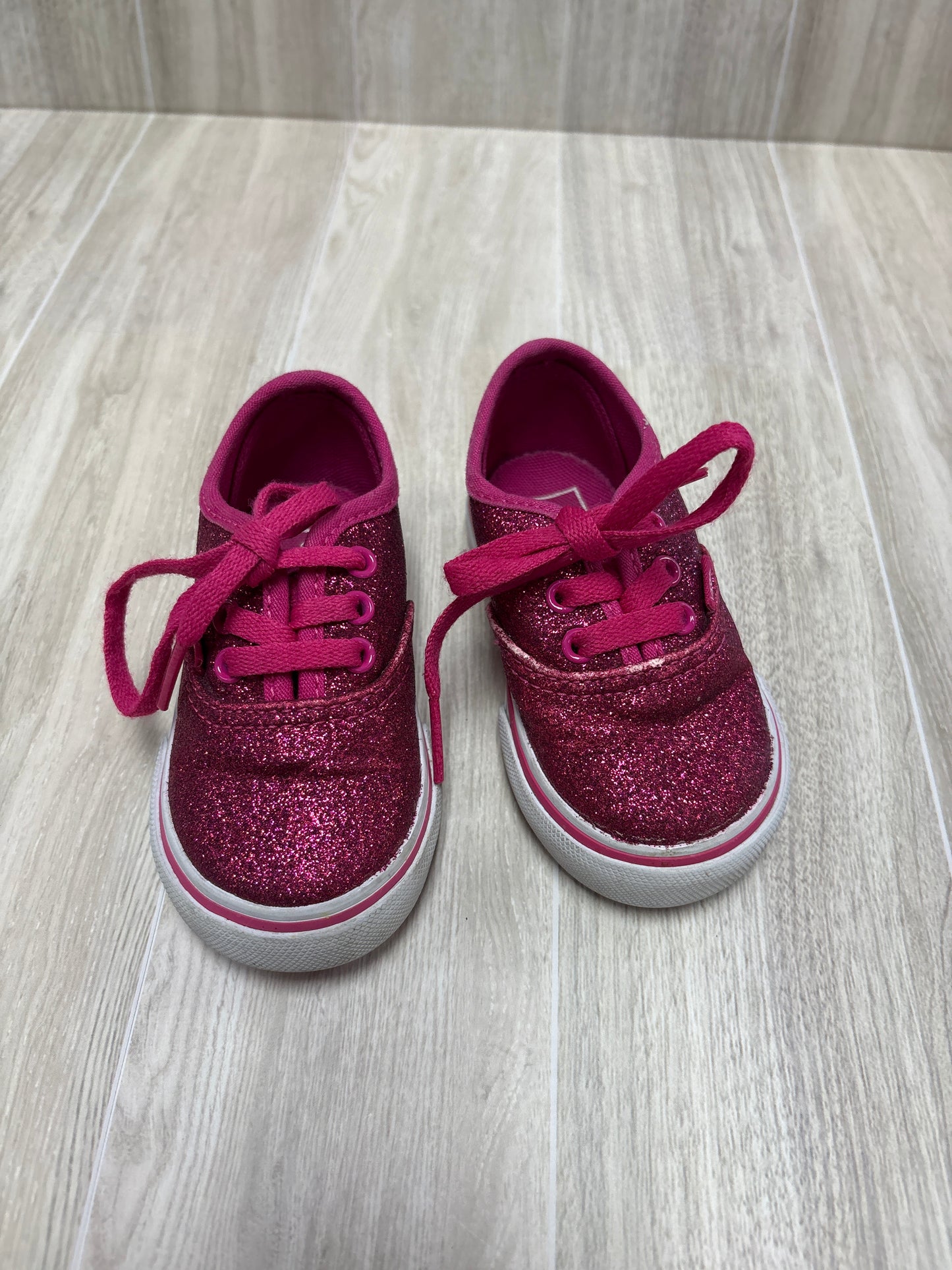 4.5c Pink Glitter Vans