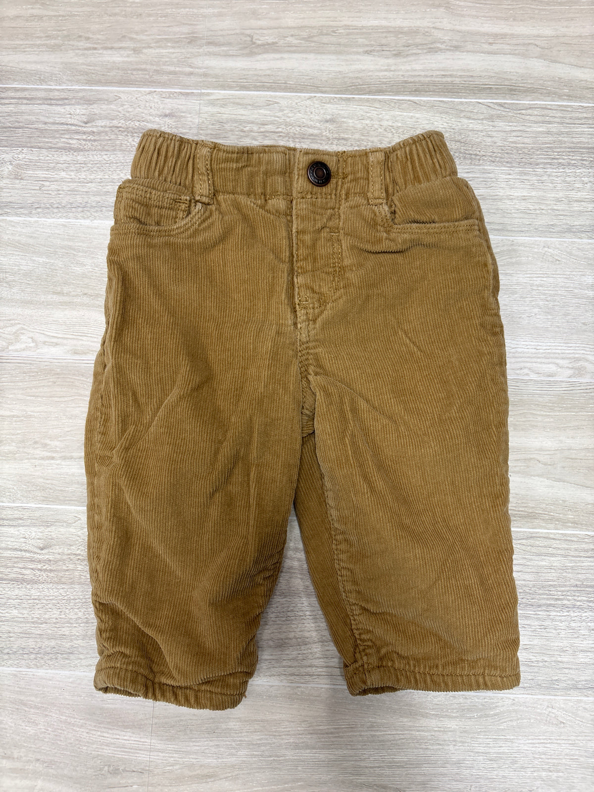 3-6m Camel Corduroy Lined Pant