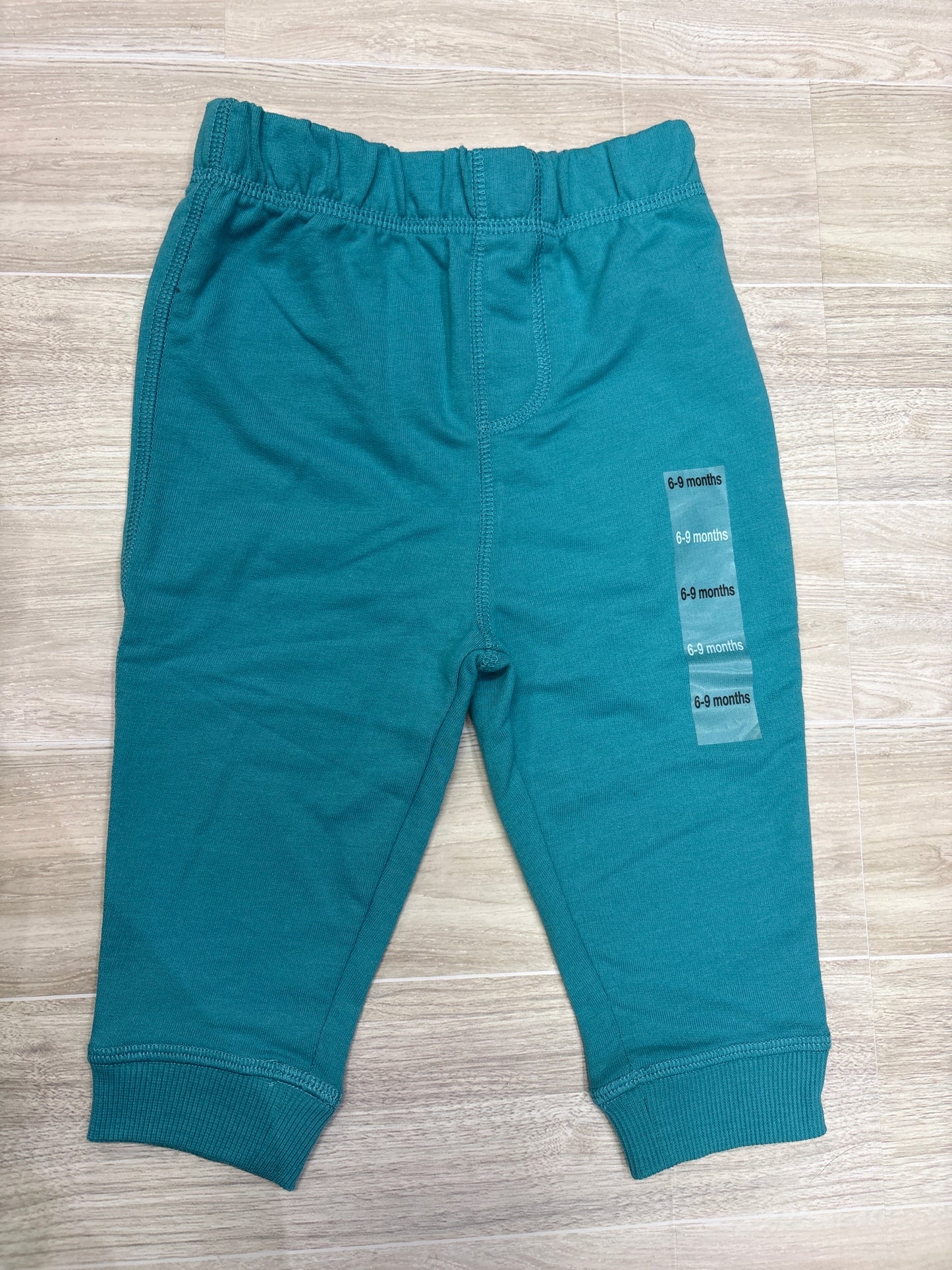 NWT 6-9m First impressions Teal Jogger Sweatpant