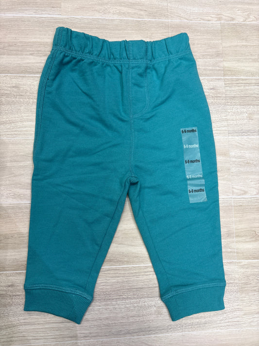 NWT 6-9m First impressions Teal Jogger Sweatpant