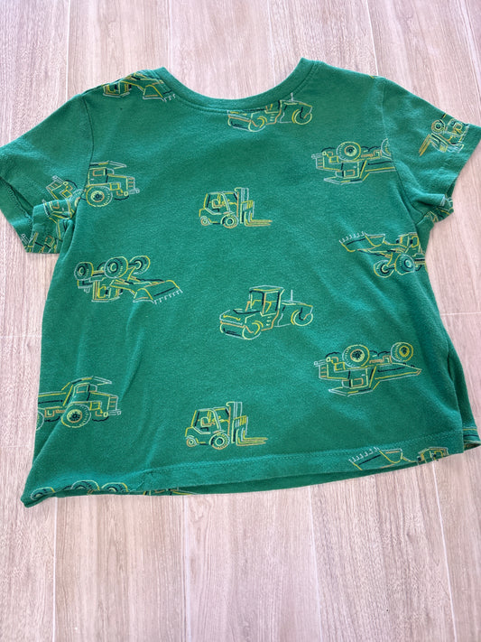 3T Green Tractor Graphic Tee (Blemish)