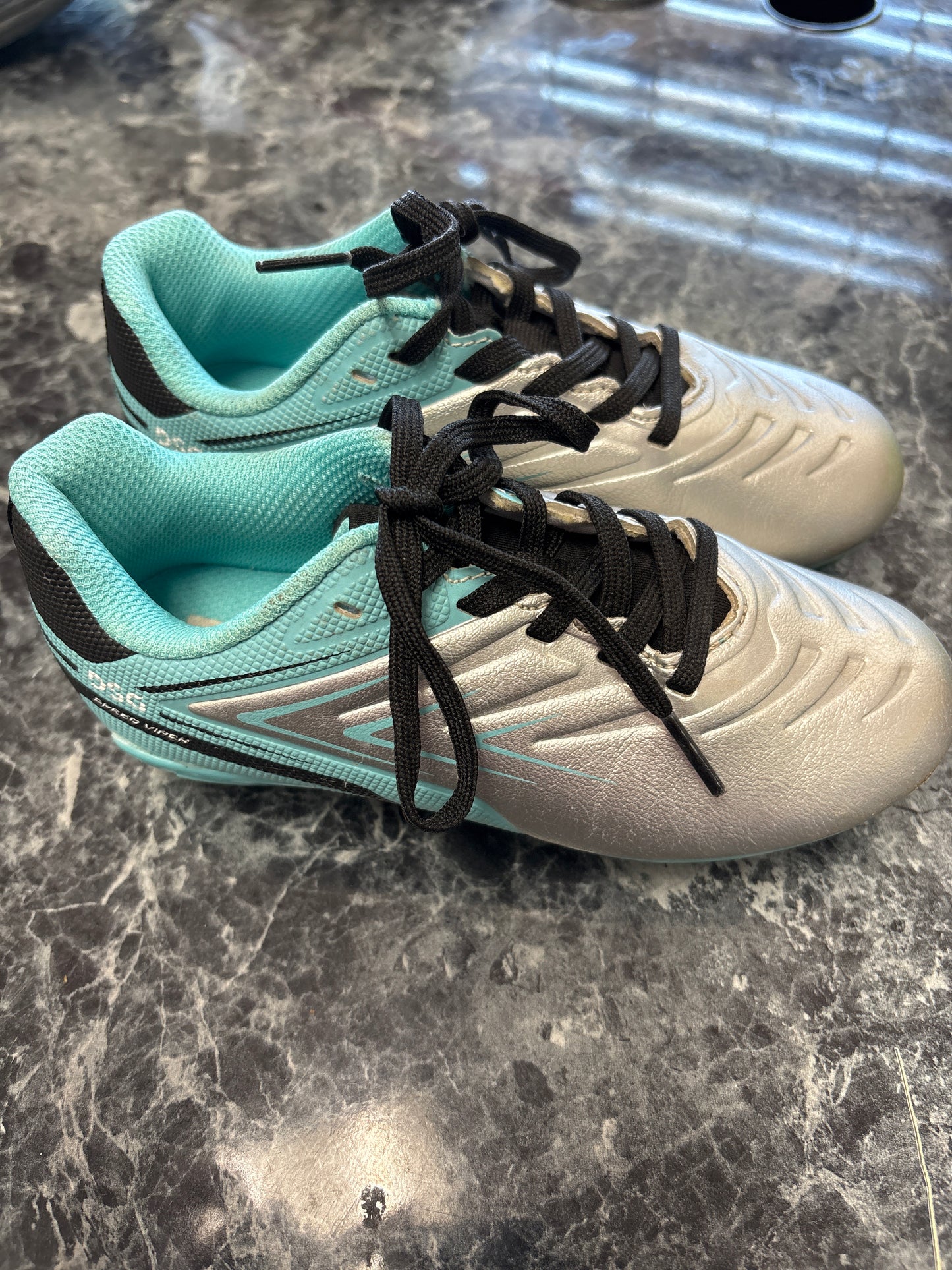 11c DSG Light Blue/Silver Cleats
