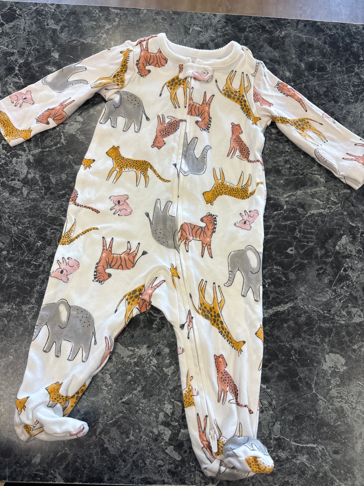 6m Safari Animal Pajama