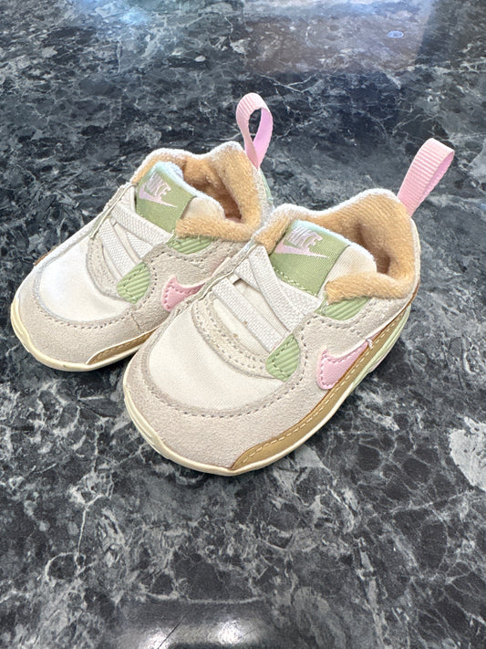 2c Nike Court Borough Pastel Colored Crib Shoes