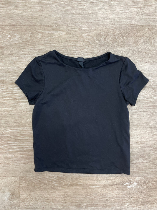 10/12 Black Basic Top
