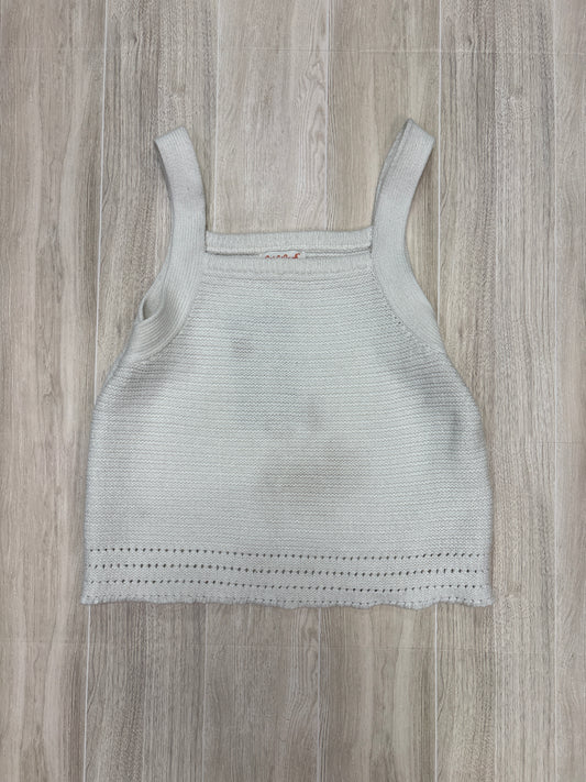 8 White Knit Tank