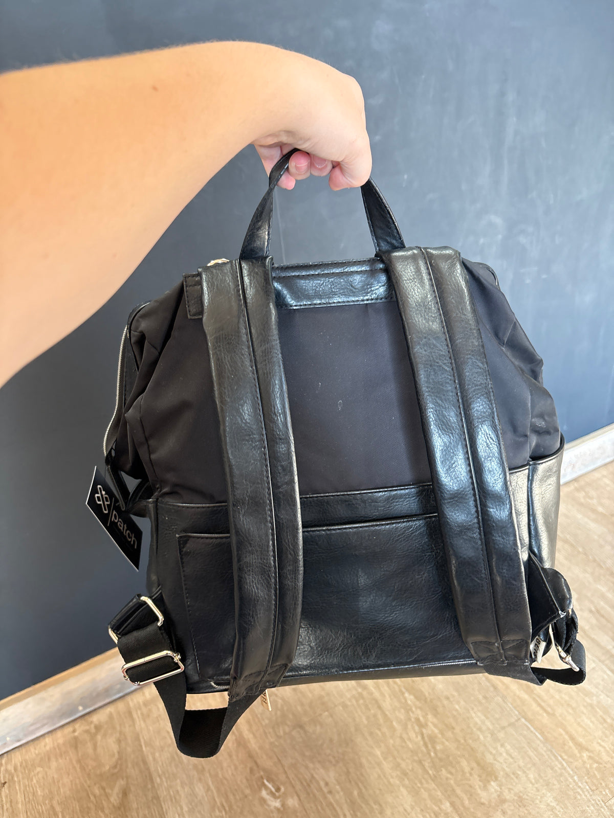Beis Black Diaper Bag - Blemish