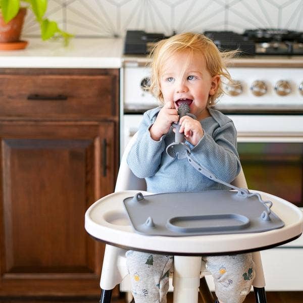 Busy Baby - Teether & Training Spoon: Tan