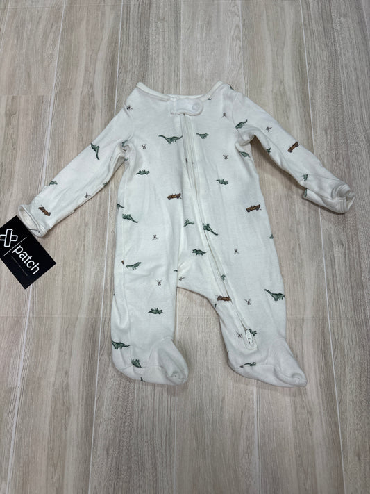Newborn Dino & Jeep Footed Pajama