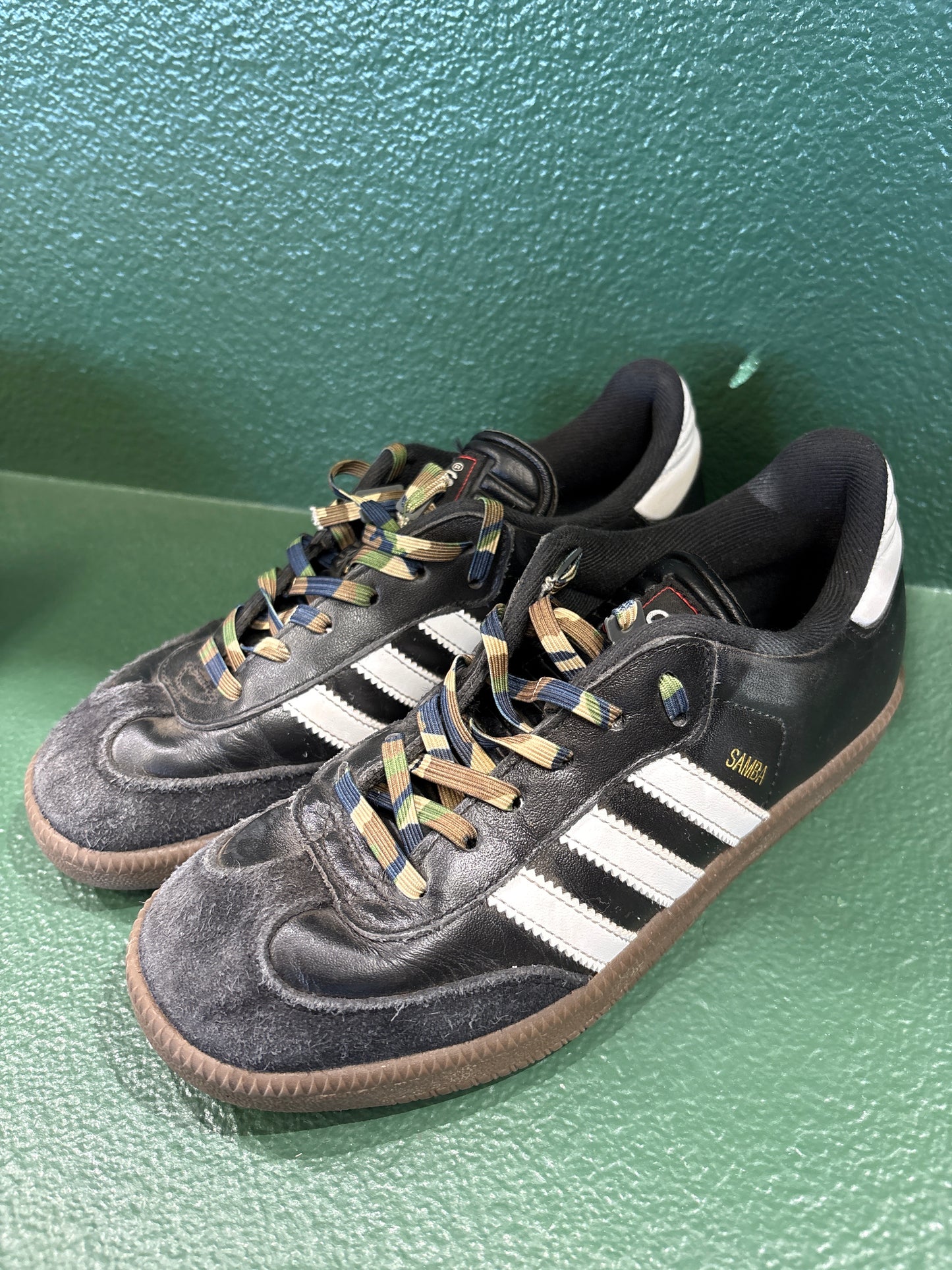 3.5Y Adidas Samba Sneakers