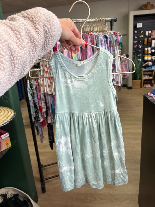 18-24m Larkspur Sage Dyed Tank Dress