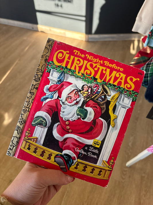 Vintage Book - The Night Before Christmas Golden Book