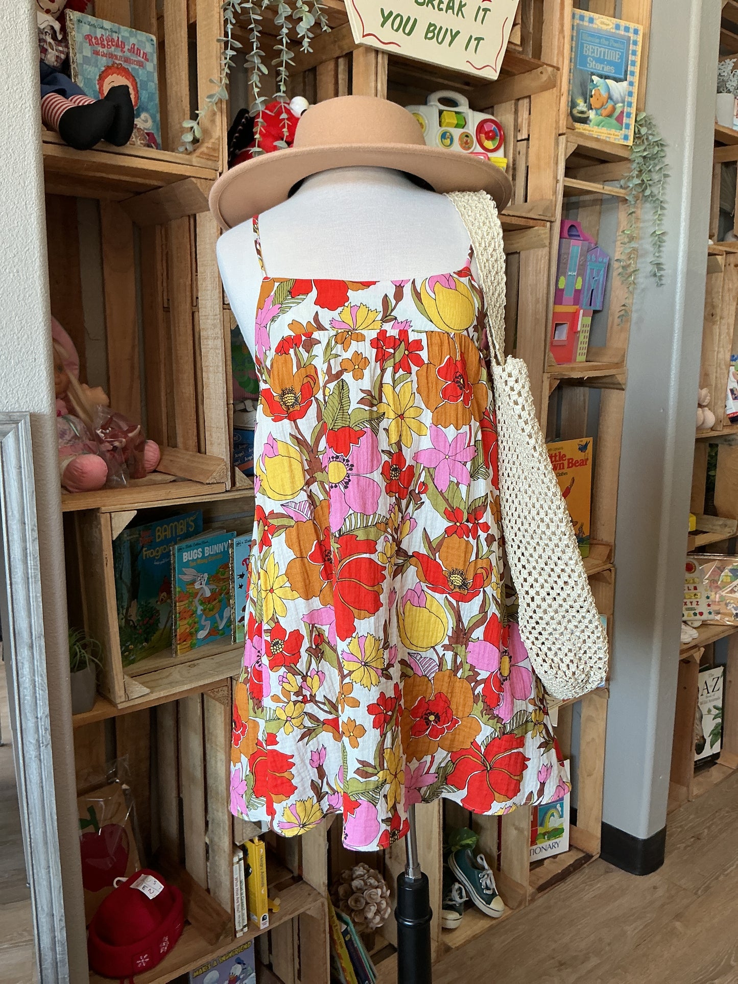 NWT Xsmall Show Me Your Mumu Floral Tank Short Dress