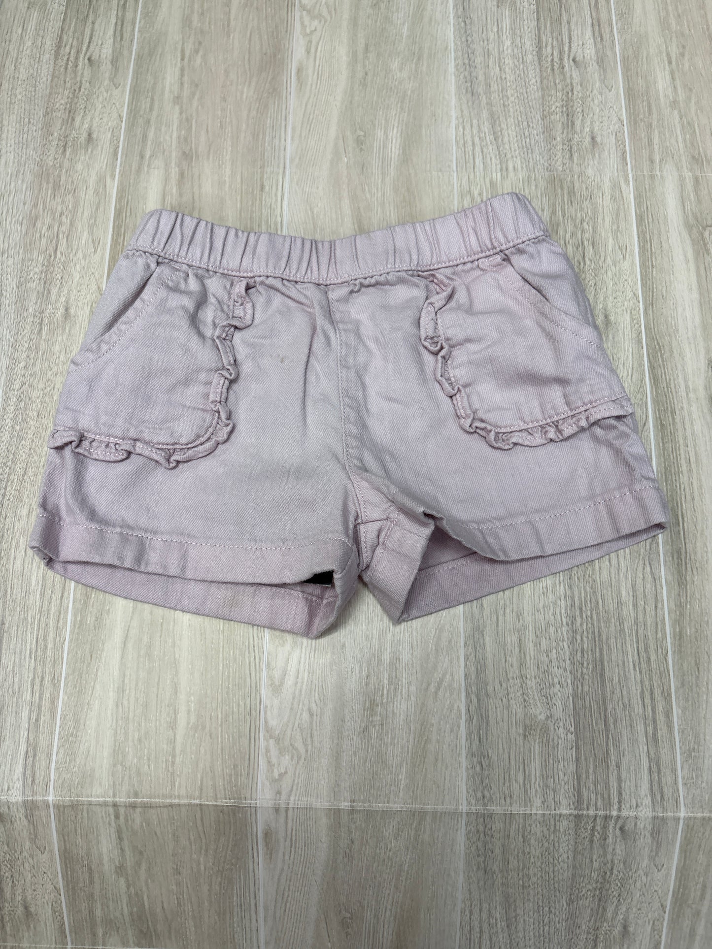 6-9m Light Purple Pull On Ruffle Shorts
