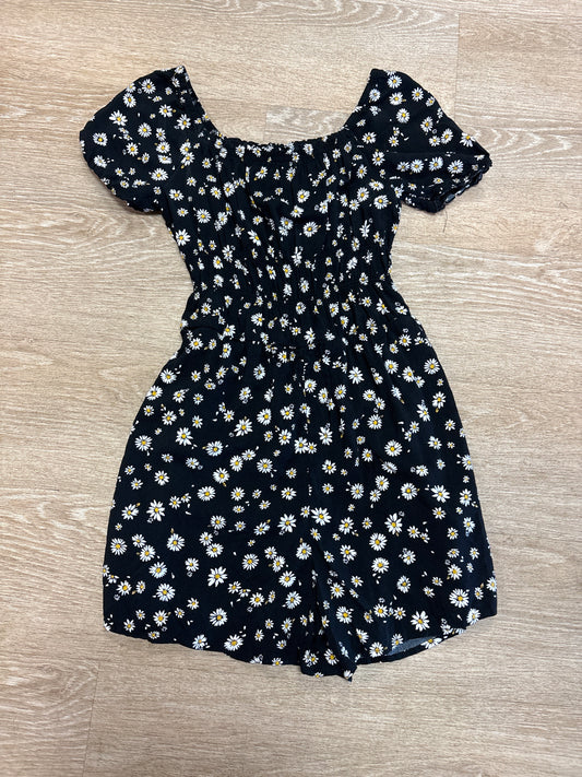 14/16 Black Sunflower Romper