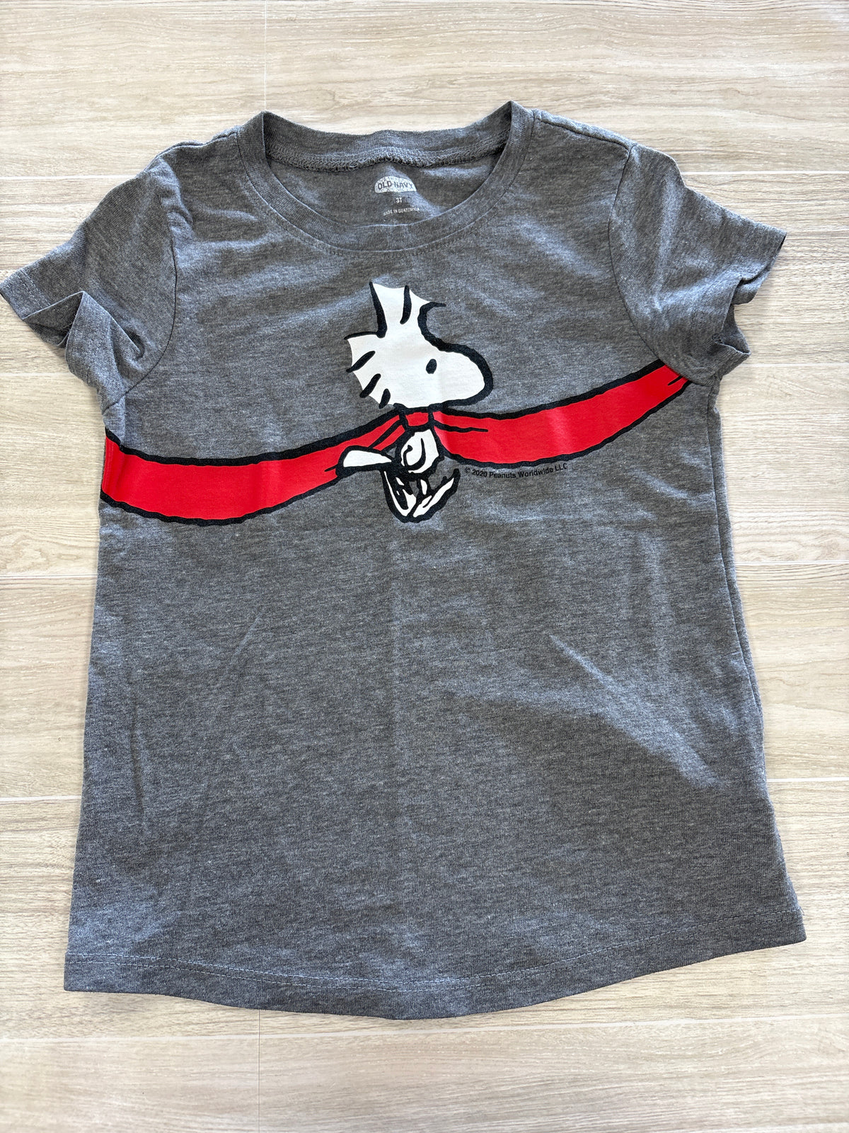 3T Grey Snoopy Graphic Tee