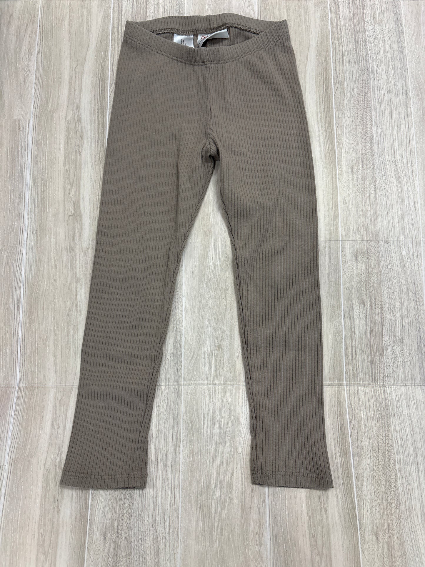 4T Taupe Ribbed Legging