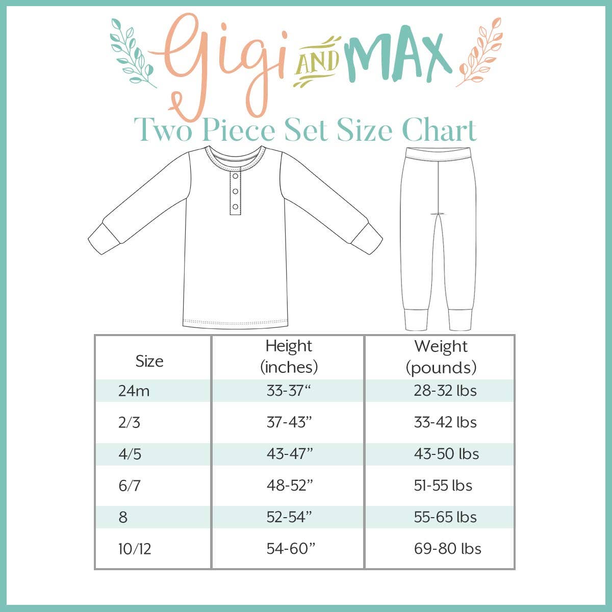 Gigi and Max - Andy Clouds TWO PIECE: 2t/3t
