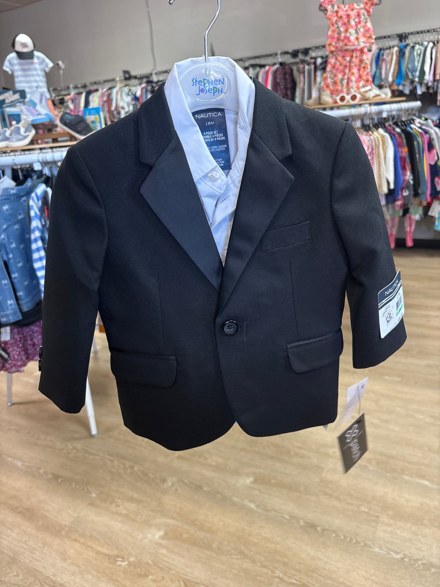 NWT 18m Nautica Dress Coat + Shirt