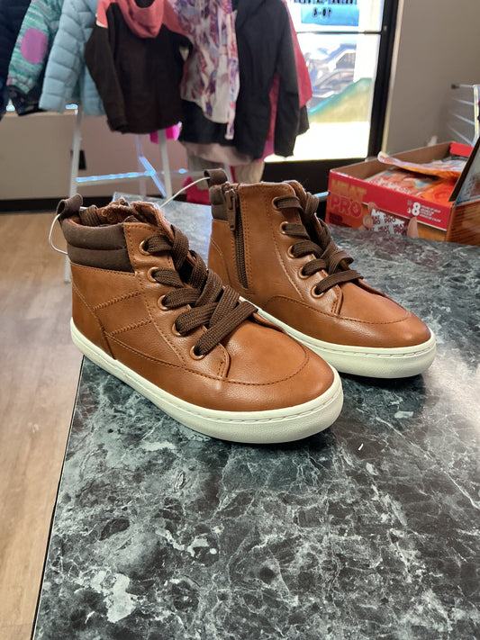 11c Brown High Sneaker