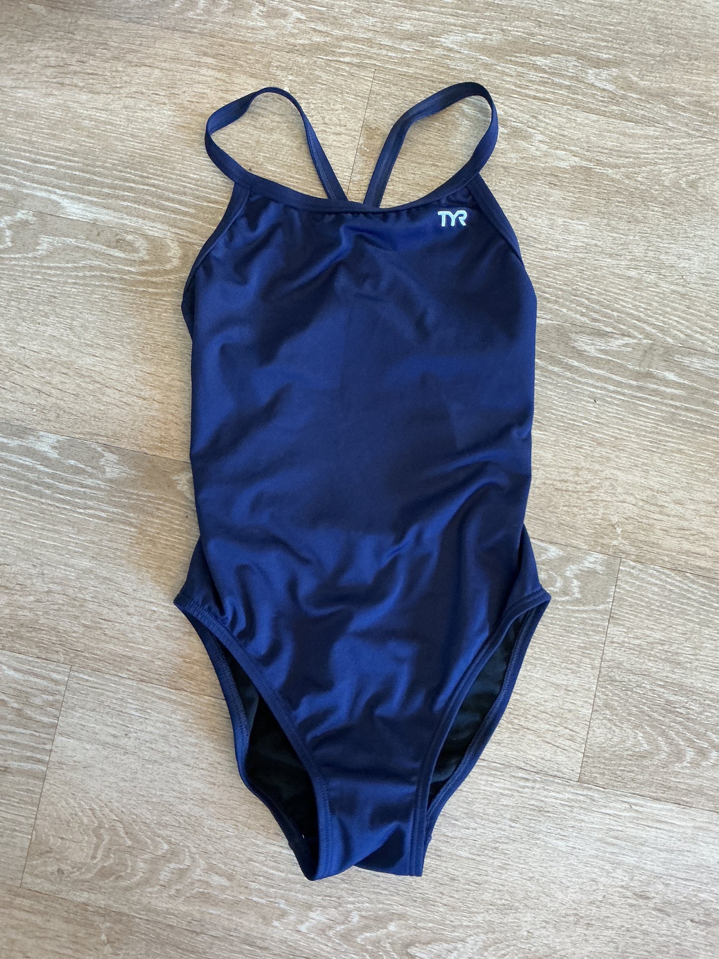Womens Small/Medium Navy One Piece Swim Suit