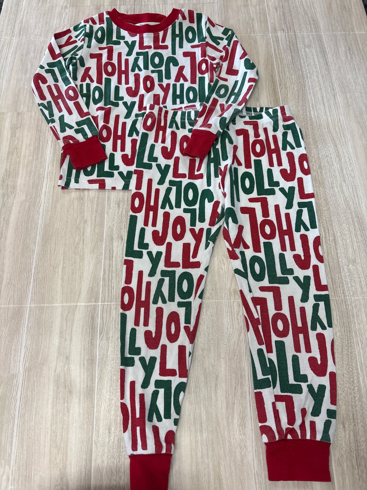 4T Holly Jolly 2 Piece Pajama Set