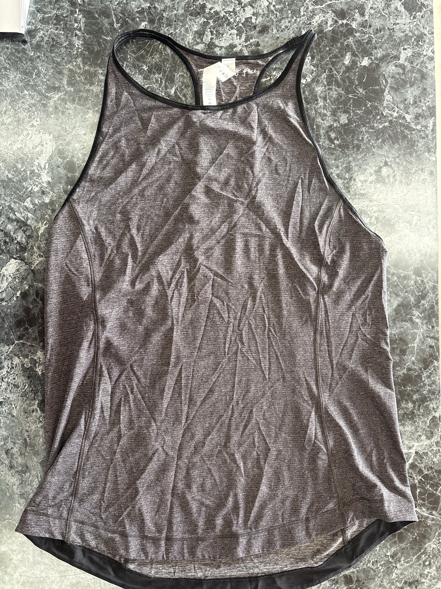 Womens 8 Lululemon Racerback Tank - Charcoal