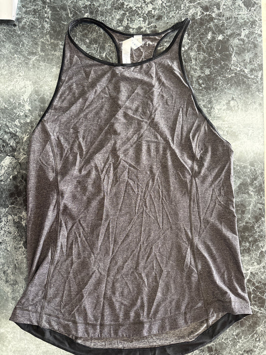 Womens 8 Lululemon Racerback Tank - Charcoal
