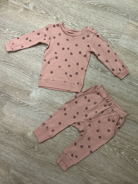 NWT L'oved Baby Pinecone 2 Piece Set