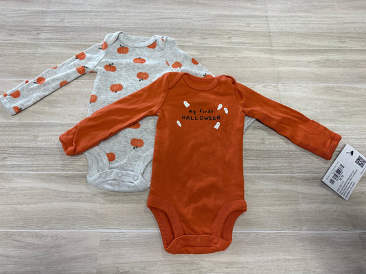 Newborn First Halloween 2 Pack Onesies