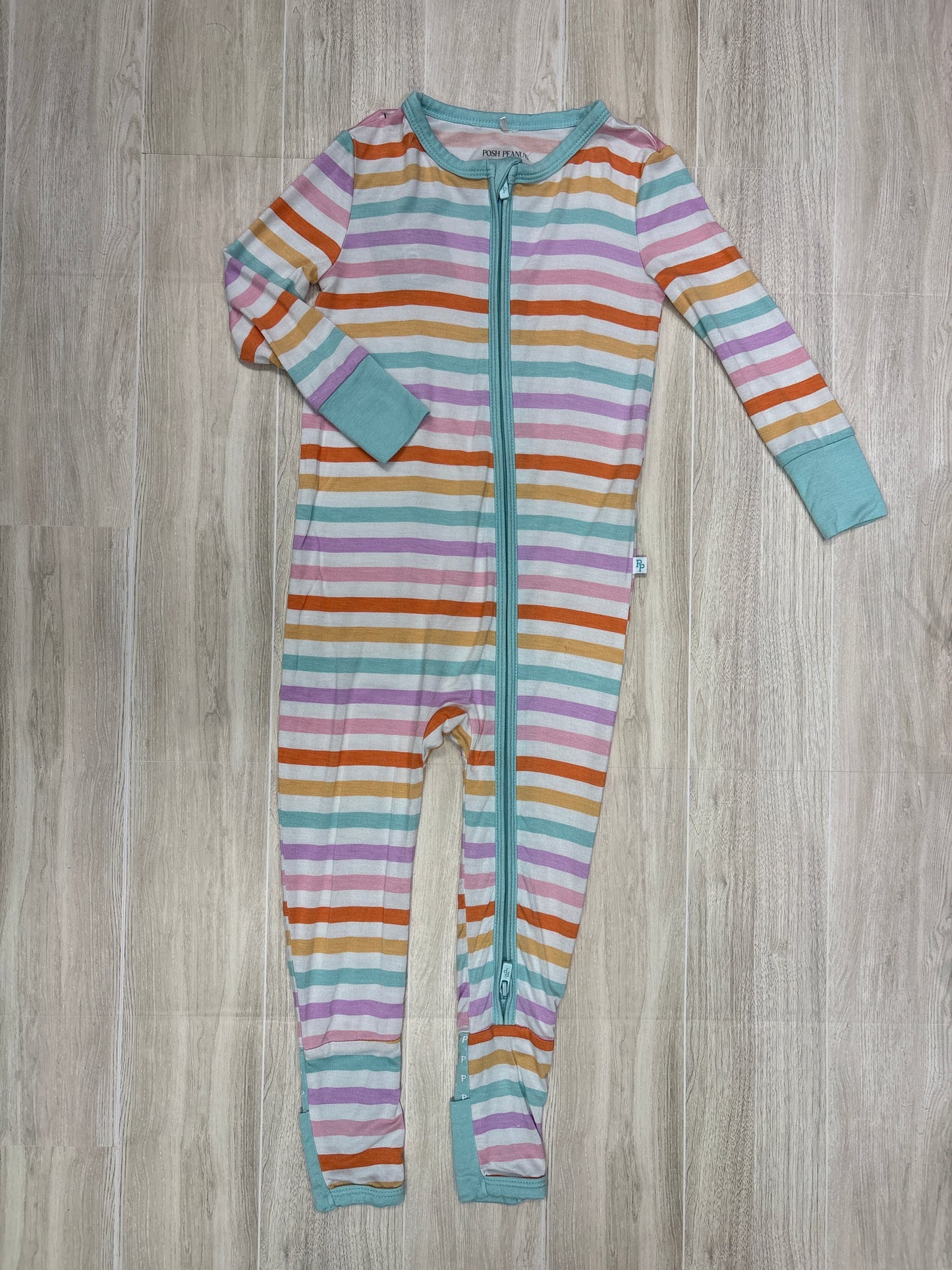 12-18m Posh Peanut Pastel Stripes Pajama