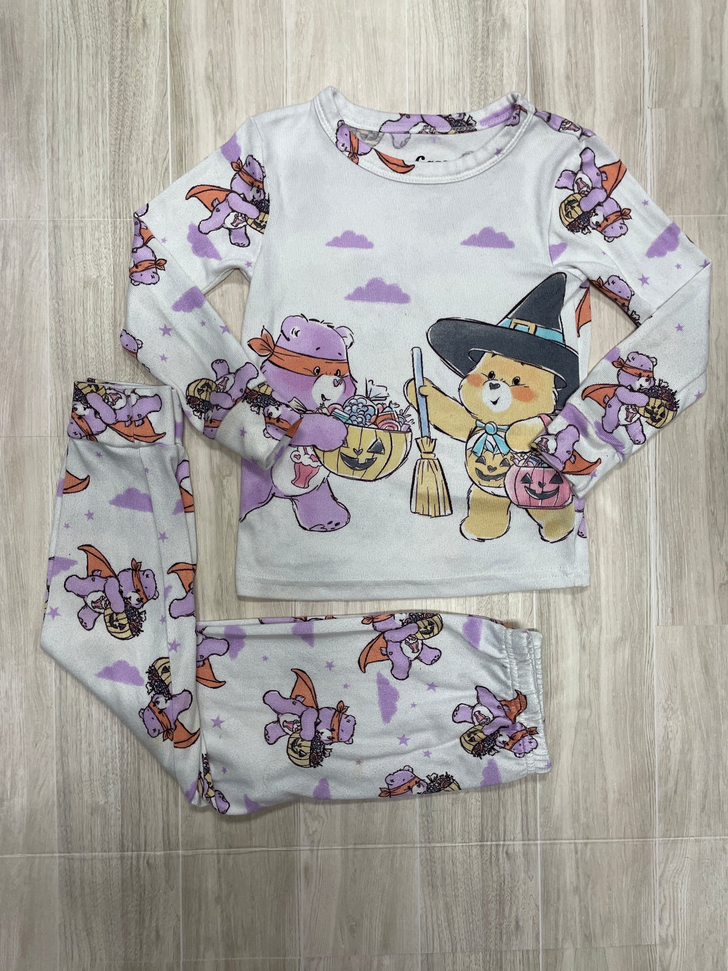 5T Care Bears Halloween Pajama Set
