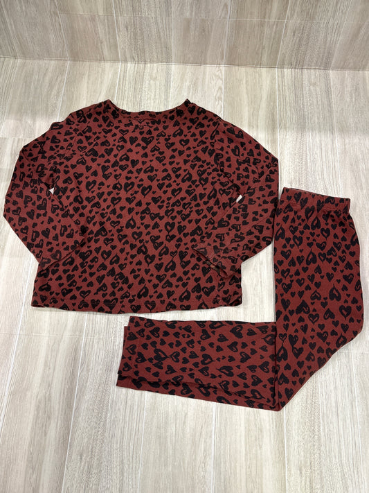 4T Brown Heart 2 Piece Lounge Set