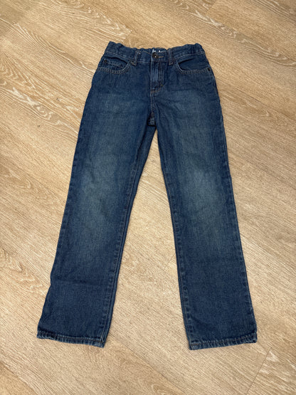 10 Dark Wash Straight Leg Denim - Blemsih